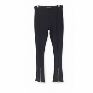 Zara Black Pants with Zippers